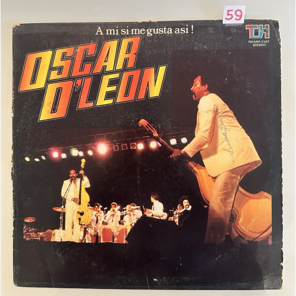 Oscar D'Leon A Mi Si Me Gusta Asi Vinyl LP 1981 TH-AMF-2167 Salsa Record - Picture 13 of 13
